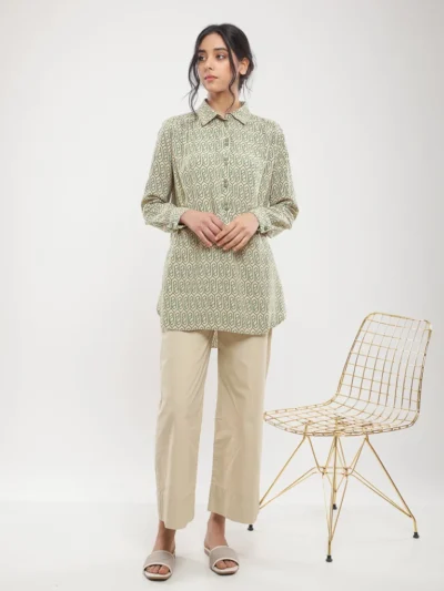 Blouse imprimé géométrique